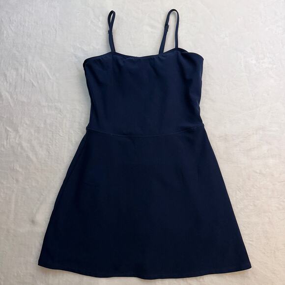 Alo Yoga Alosoft Courtside Dress Navy Size Small Limited Edition EUC Tennis - Picture 13 of 16